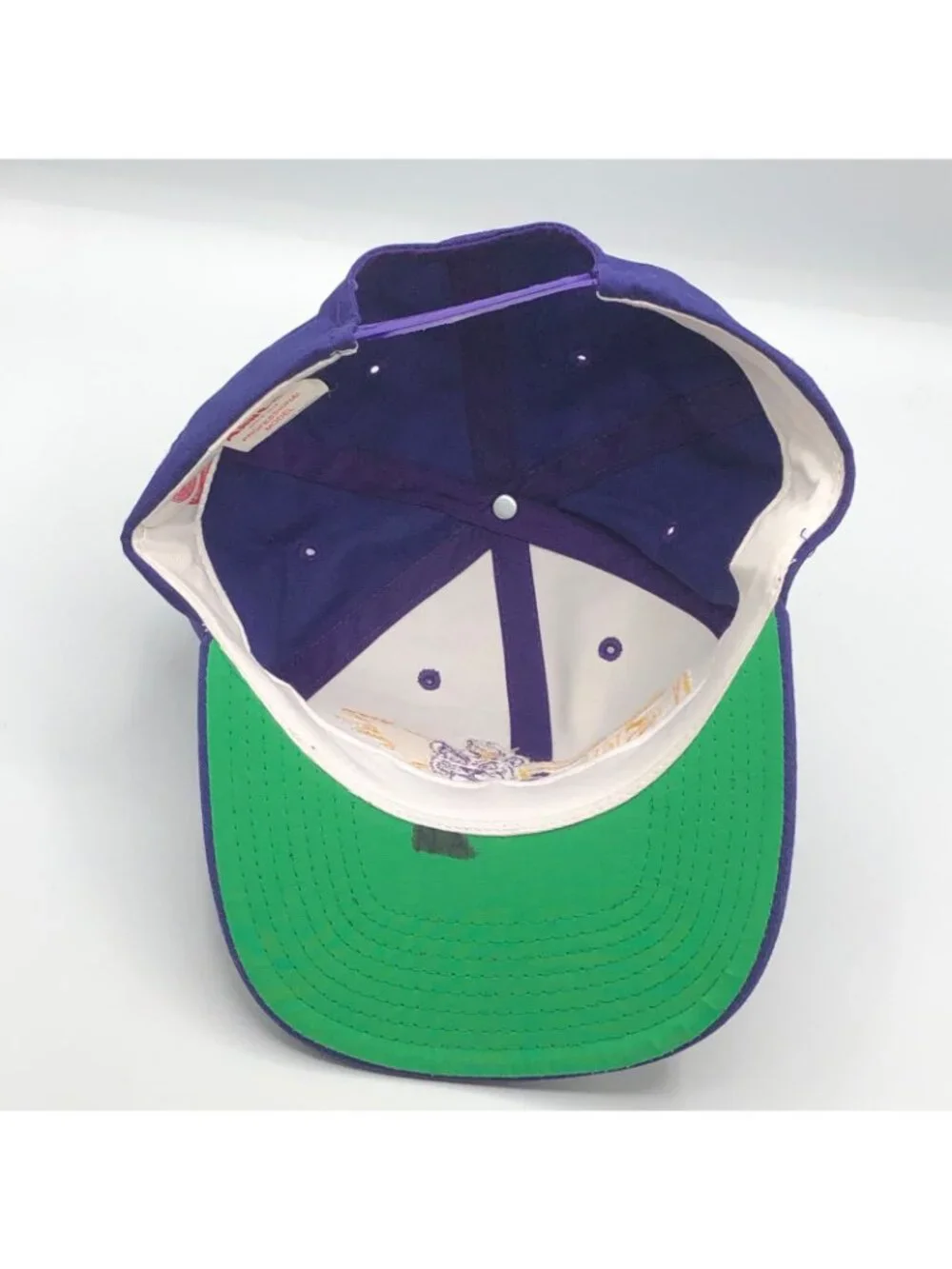 LSU Tigers Louisiana State University Annco Purple Emboirdered Snapback Hat NCAA